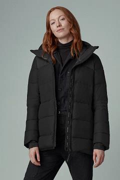 Chamarras Canada Goose Mujer México - HyBridge Chaqueta De Plumas Negros PY9413670